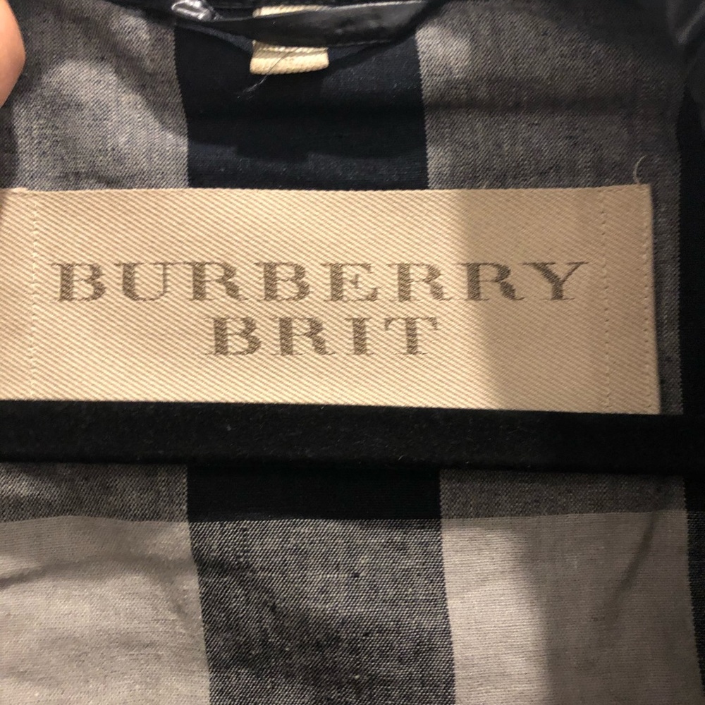 Black Burberry Jacket Size L - Picture 5 of 8